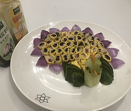 #年在一起 鲜才够味#创意摆盘孔雀开屏的做法
