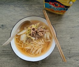 #健康炸味用多力#白菜肉丝面的做法