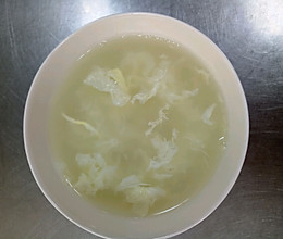 茭白豆腐蛋花汤的做法