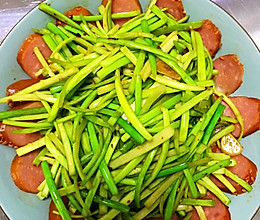 清炒蒜苔丝的做法
