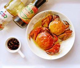 #名厨汁味，圆中秋美味#清蒸大闸蟹的做法