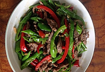 双椒牛肉丝的做法