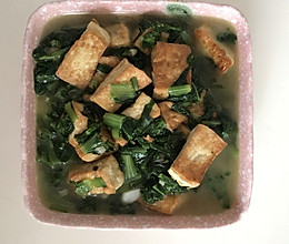 小白菜炖豆腐的做法