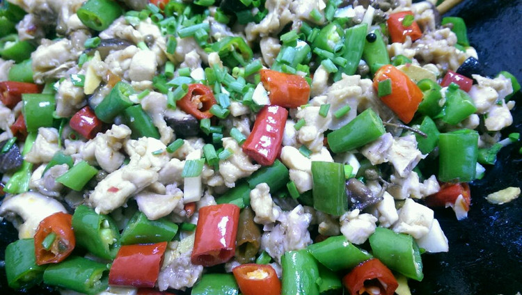 双椒兔丁的做法