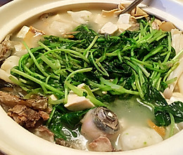 三文鱼头汤的做法