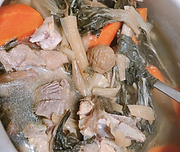 #流感季饮食攻略#菜干猪骨清热润肺汤的做法