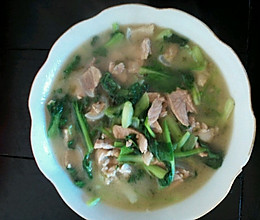 小青菜瘦肉汤的做法