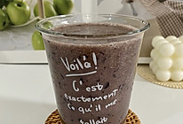 #夏日多巴胺饮品#香蕉蓝莓果汁的做法