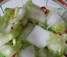 糖醋白菜的做法