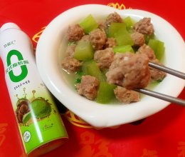 #纳福汇轻松喷出美味#冬瓜鲜肉丸汤的做法