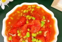 #唯有美食最粽要#毛豆烧番茄的做法