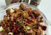 #夏日鲜味轻享健康#家庭辣子鸡丁 外酥里嫩 越嚼越香的做法