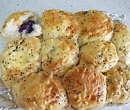 芝士紫薯奶香包的做法