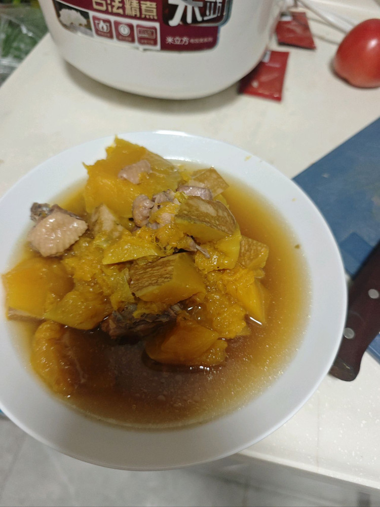 南瓜炖鸡的做法