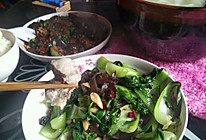 木耳炒青菜（排毒养颜）的做法