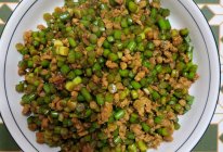 蒜薹肉沫的做法