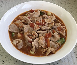 西红柿煮肉片的做法