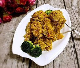 小米蒸排骨的做法