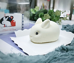 小白兔蛋糕/适合中秋节的甜品的做法