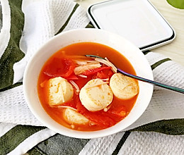 番茄金针菇豆腐汤的做法
