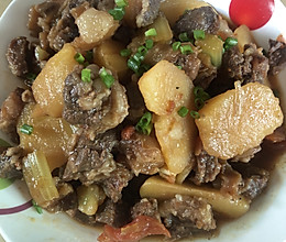 牛楠煲菜的做法