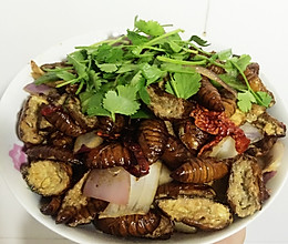 干煸蚕蛹的做法