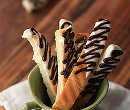 【巧克力面包棒】——隔夜吐司变流行零食的做法