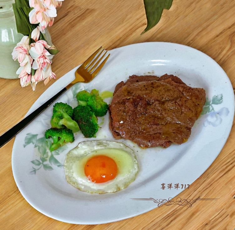香煎和牛板腱的做法