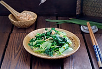 虾皮小白菜#松下多面美味#的做法