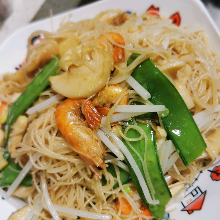 浙菜 炒米面 炒细粉的做法