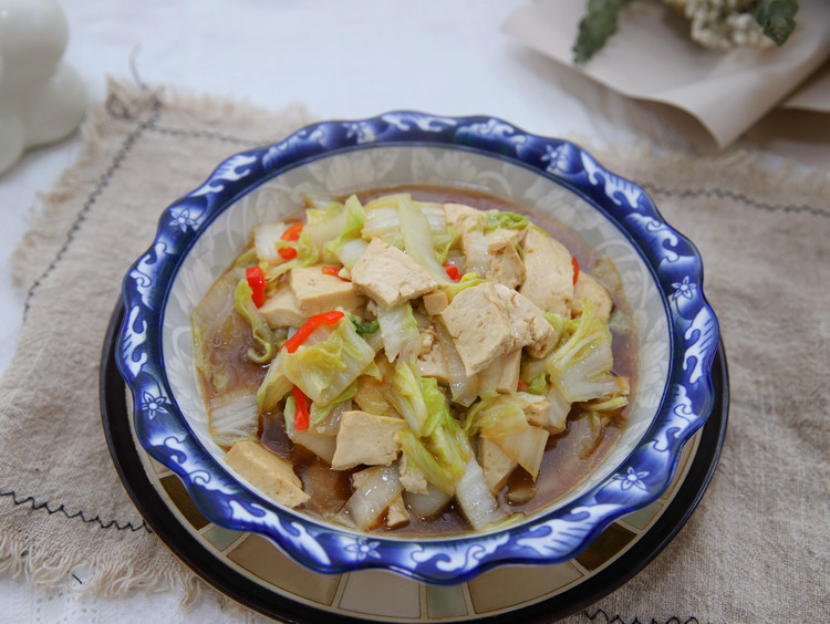 白菜豆腐的做法