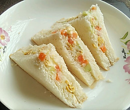 #减肥早餐#沙律土豆泥三文治的做法