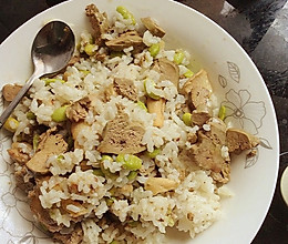 鹅肝炒饭的做法