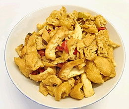 油豆腐炒香干的做法