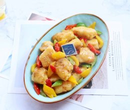 孩子补脑菜-果味比目鱼块的做法