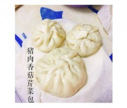 猪肉香菇芹菜包子的做法