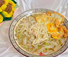 #夏至日，大口吃面#做面小能手为您奉上东北炝锅面的做法