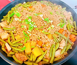好吃的豆角焖饭的做法