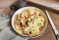 剁椒圆白菜小炒肉的做法