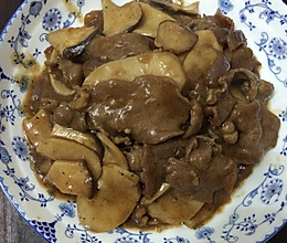 牛舌煨杏鲍菇的做法