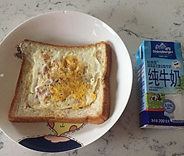面包片煎蛋的做法