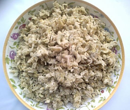 槐花拨烂子的做法