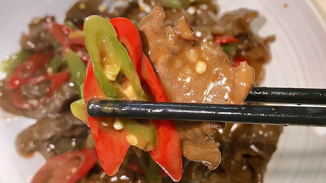 双椒牛肉的做法