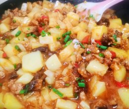 #米饭最强CP#肉泥米豆腐的做法