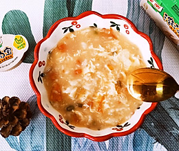 番茄鸡蛋疙瘩汤，浓汤宝版，鲜香美味，早餐必备！的做法