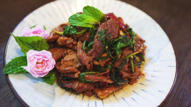 初夏的薄荷牛肉的做法