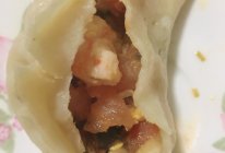 大虾西红柿鸡蛋蒸饺的做法