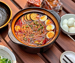 重庆火锅米线#餐桌上的春日限定的做法