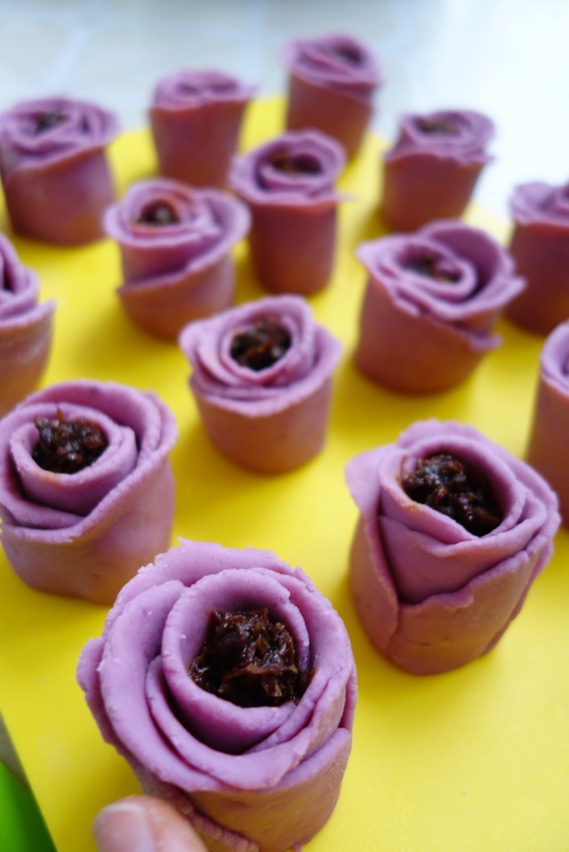 玫瑰糖包的做法