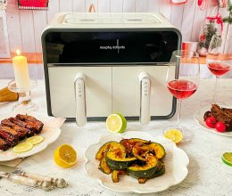 法式烤南瓜｜孜然烤排骨的做法